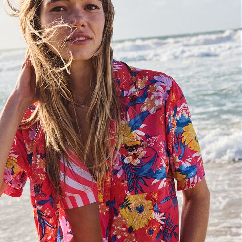 Women's Beach Resort Shirt / Anemone - Size: 10 - Superdry - Modalova