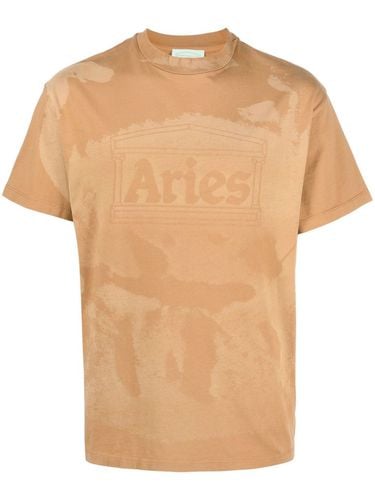 ARIES - Printed Cotton T-shirt - Aries - Modalova