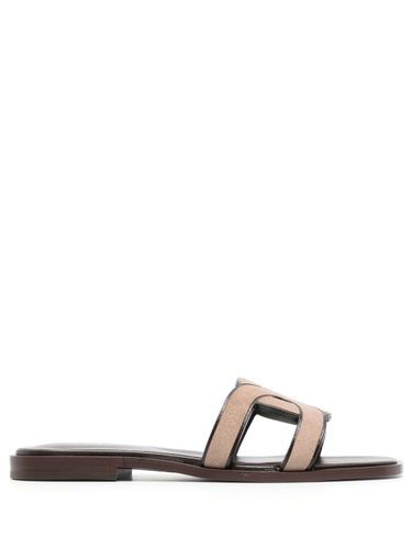 TOD'S - Leather Flat Sandals - Tod's - Modalova