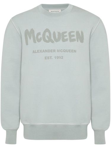 Logo Cotton Sweatshirt - Alexander McQueen - Modalova