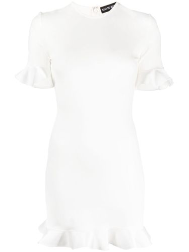 Ruffle Hem Jersey Short Dress - David Koma - Modalova