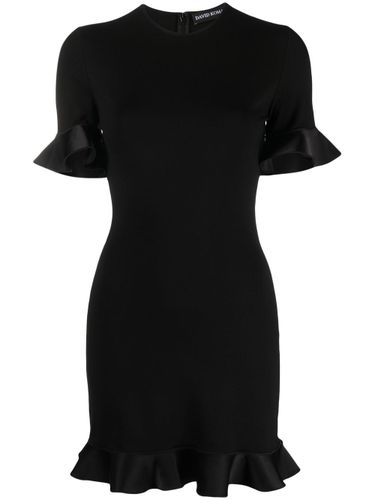 Ruffle Hem Jersey Short Dress - David Koma - Modalova