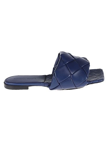 Lido Leather Flat Sandals - Bottega Veneta - Modalova