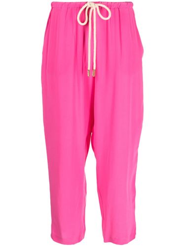 ALYSI - Cropped Silk Trousers - Alysi - Modalova