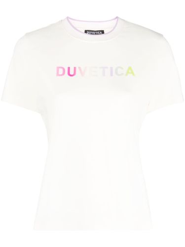 DUVETICA - Logo Cotton T-shirt - Duvetica - Modalova