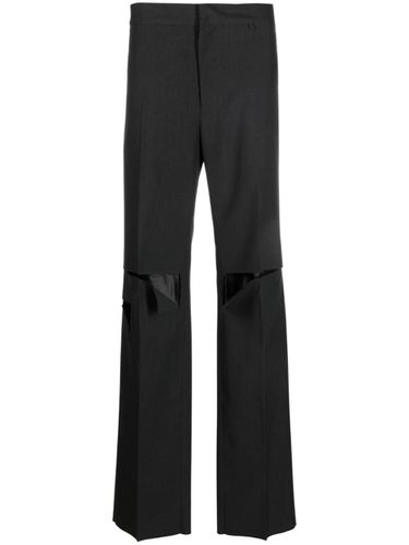 GIVENCHY - Ripped Wool Trousers - Givenchy - Modalova