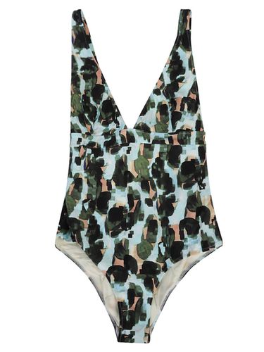 Crossy Printed One-piece Swimsuit - Feel Me Fab - Modalova