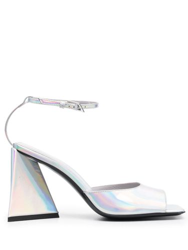 Piper Faux Patent Leather Heel Sandals - The Attico - Modalova