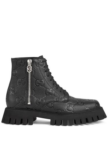GUCCI - Gg Supreme Leather Boots - Gucci - Modalova