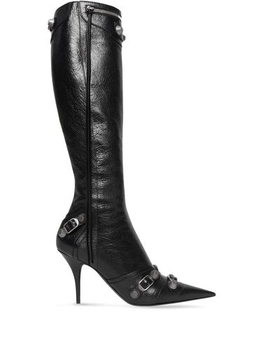 Le Cagole Leather Boots - Balenciaga - Modalova