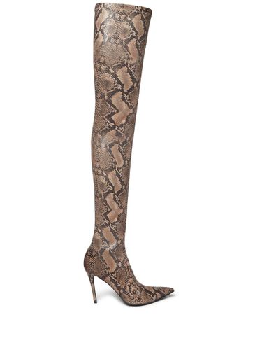 Reptile Print Heel Boots - Stella McCartney - Modalova