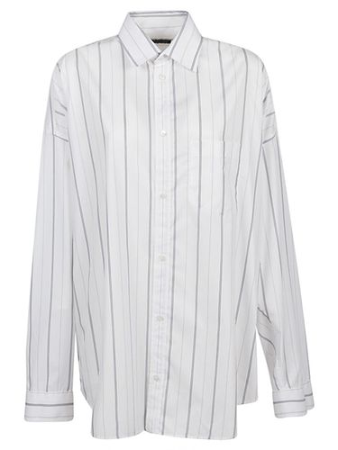 BALENCIAGA - Striped Cotton Shirt - Balenciaga - Modalova