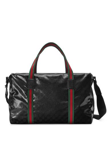 GUCCI - Web Detail Large Duffle Bag - Gucci - Modalova