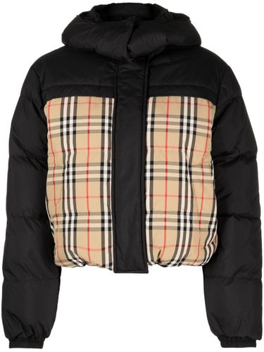 Recycled Nylon Reversible Down Jacket - Burberry - Modalova