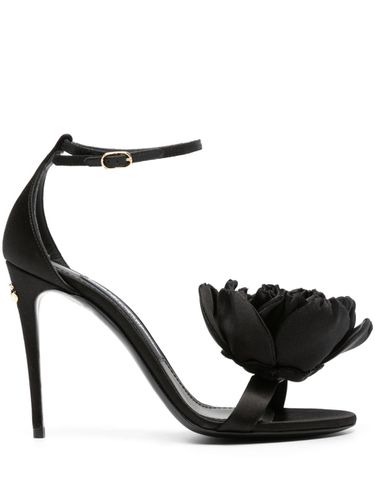 Keira Satin Heel Sandals - Dolce & Gabbana - Modalova