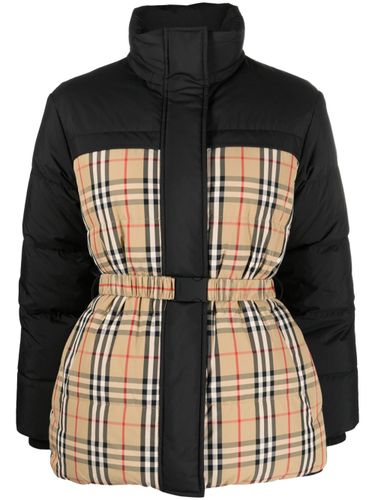 Recycled Nylon Reversible Down Jacket - Burberry - Modalova