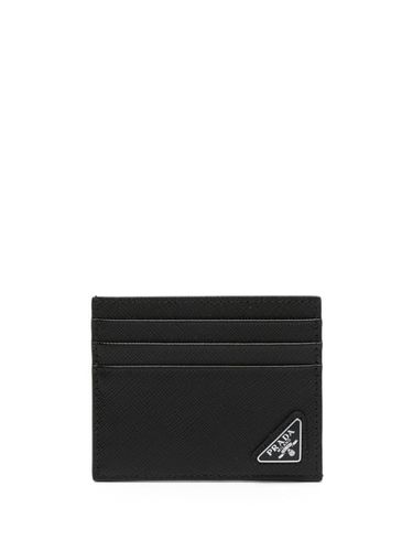 PRADA - Logo Leather Card Holder - Prada - Modalova