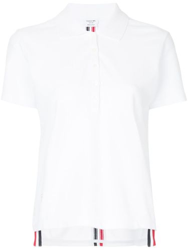 THOM BROWNE - Rwb Cotton Polo Shirt - Thom Browne - Modalova