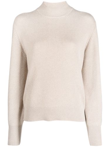 High Neck Cashmere Sweater - Brunello Cucinelli - Modalova