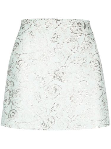 PAROSH - Lurex Jacquard Mini Skirt - Parosh - Modalova