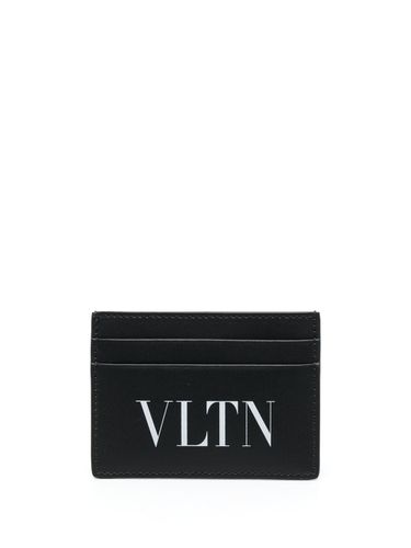 Vltn Small Leather Card Case - Valentino Garavani - Modalova