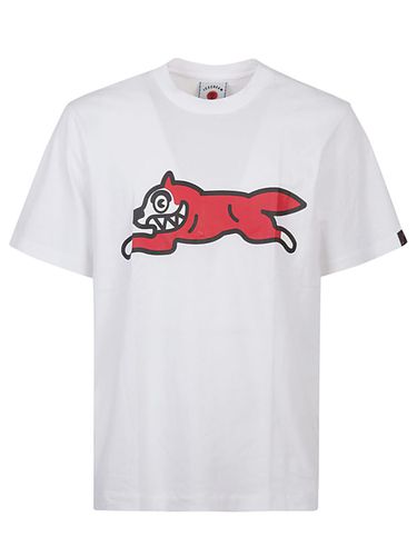 Running Dog Printed T-shirt - Icecream - Modalova