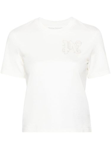 PALM ANGELS - Logo Cotton T-shirt - Palm Angels - Modalova