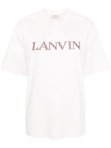 LANVIN - Logo Cotton T-shirt - Lanvin - Modalova