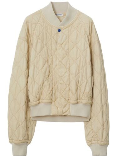 BURBERRY - Nylon Bomber Jacket - Burberry - Modalova