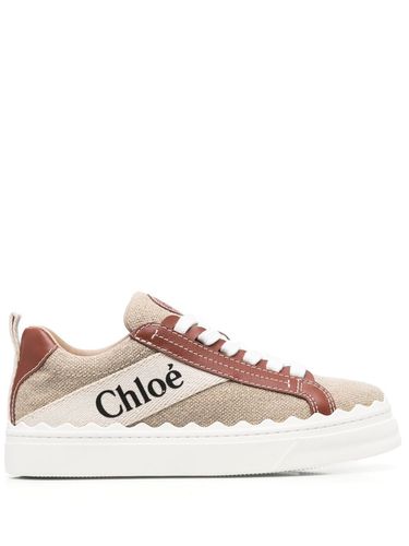 CHLOÉ - Lauren Leather Sneakers - Chloé - Modalova