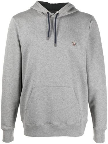 Zebra Logo Cotton Hoodie - PS Paul Smith - Modalova