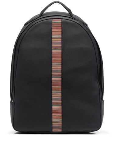Signature Stripe Leather Backpack - Paul Smith - Modalova
