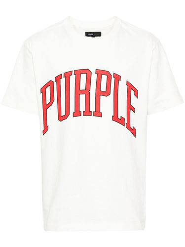 PURPLE BRAND - Logo Cotton T-shirt - Purple brand - Modalova