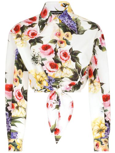 Printed Cotton Shirt - Dolce & Gabbana - Modalova
