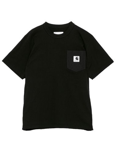 Logo Cotton T-shirt - Sacai X Carhartt Wip - Modalova
