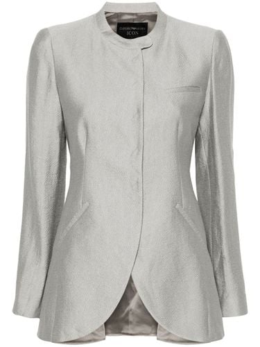 Buttoned Blazer Jacket - Emporio Armani - Modalova