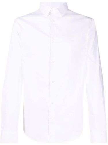 EMPORIO ARMANI - Logo Cotton Shirt - Emporio Armani - Modalova