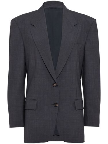 Tropical Wool Jacket With Shiny Details - Brunello Cucinelli - Modalova