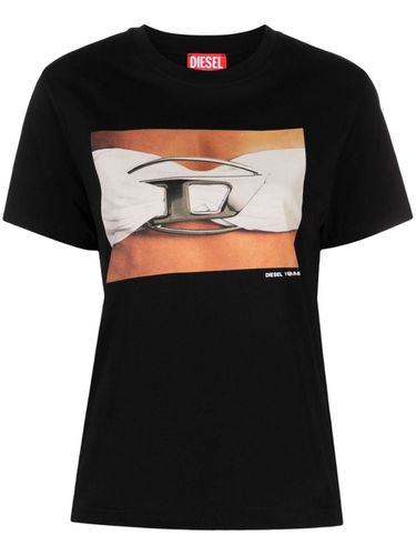DIESEL - Printed Cotton T-shirt - Diesel - Modalova