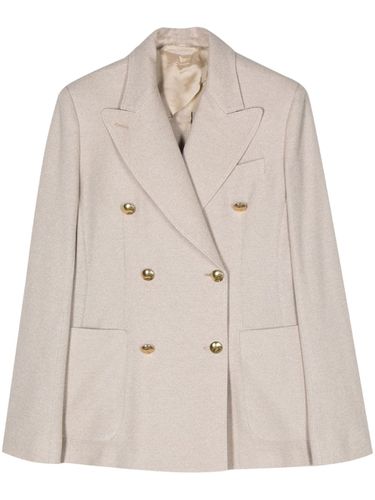 Cotton Double-breasted Jacket - Max Mara - Modalova