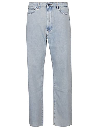 Flared Denim Cropped Jeans - Liviana Conti - Modalova