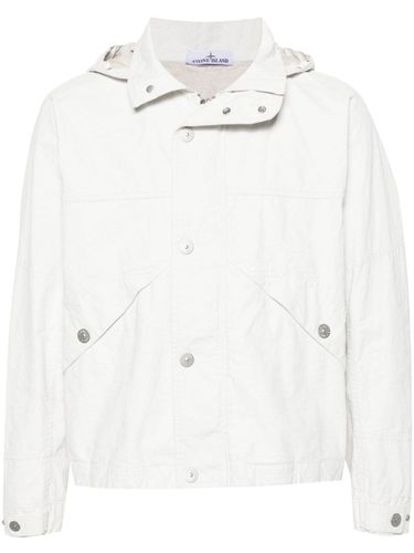 Marina Linen Blouson Jacket - Stone Island - Modalova