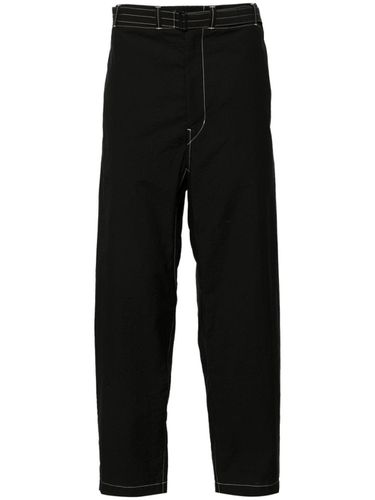 Cotton Belted Carrot Trousers - Lemaire - Modalova