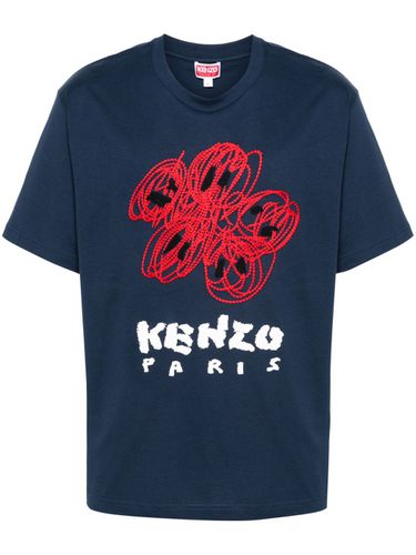 Drawn Varsity Cotton T-shirt - Kenzo - Modalova