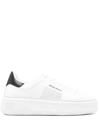 Chunky Court Leather Sneakers - Woolrich - Modalova