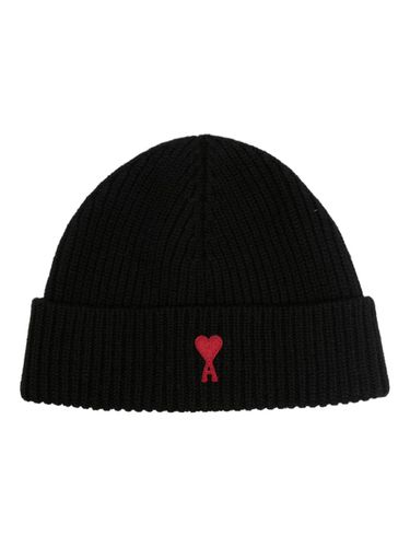 Ami De Coeur Wool Beanie - Ami Paris - Modalova