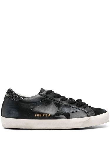 Super Star Leather Sneakers - Golden Goose - Modalova