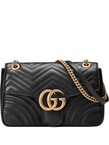 Gg Marmont Medium Leather Shoulder Bag - Gucci - Modalova