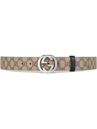 GUCCI - Gg Supreme Reversible Belt - Gucci - Modalova