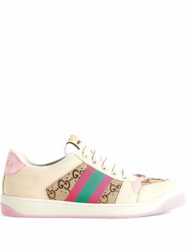 GUCCI - Screener Leather Sneakers - Gucci - Modalova